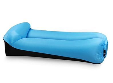 Inflatable Sofa Bed, Inflatable Lounger Chair for Outdoor, Camping, Hiking, Garden, Park, Beach, Backyard, Fishing, Swimming