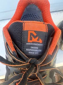 Work boots size 40 steel toe