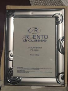 Sterling silver photo frame