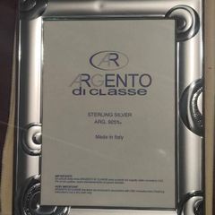 Sterling silver photo frame