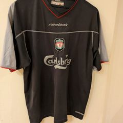 Liverpool 2002 away football jersey shirt large mens Reebok