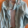 Aqua blue rain jacket Raincoat waterproof jacket uk14 blue and grey Image 2