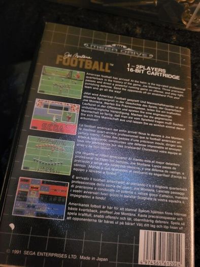 Sega Joe Montana football