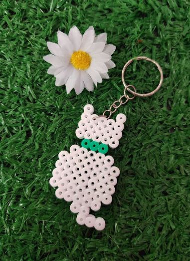 paw print keyrings - new. Handmade