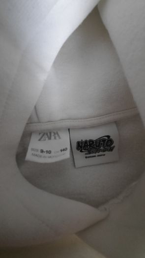 Naruto hoodie from Zara