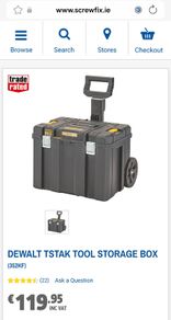 DeWalt Tstak Trolley Tool Box