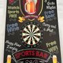 darts metal wall signs Image 3