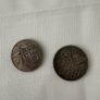 2 x hitler coins Olympics Image 2