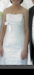 Sottero and Midgley designer Weddimg gown size 8 .