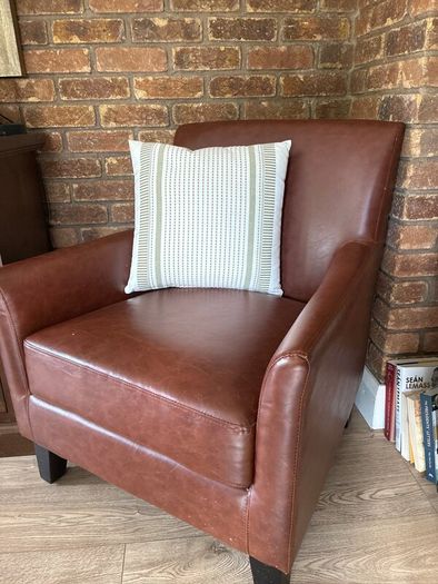 Chair occasional fake leather