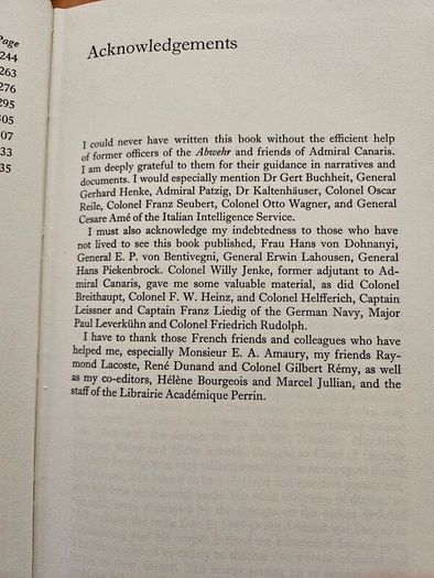 Canaris. By Andre Brissaud. 1973 Hardback With Dustjacket In Good Condition. See Photos For Same.