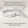 Personalized Sterling Silver Engraved Necklace, Custom Message Couple Jewelry Image 2