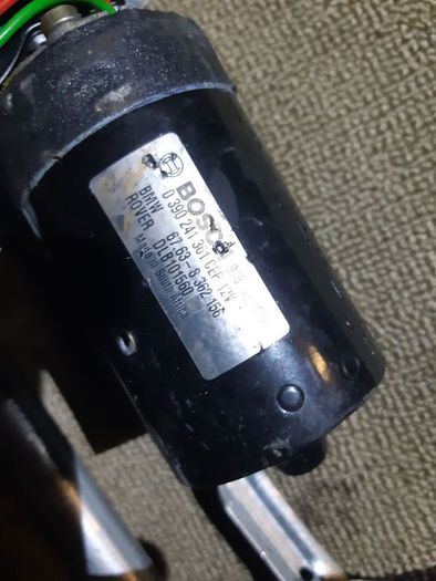 BMW E46 front wiper motor & linkage, BMW6763-8362156