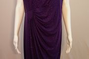 Enfocus Women shiny purple dress