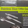Summit Stainless Steel Tiffin Cookset 6pc Set with Handle Army Camping Hiking Fishing Hunting Travel Backpacking Picnic Cooking Cookware Outdoor Image 5