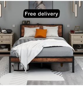 Double Bed Metal Bed Frame