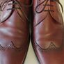 Quality Men's Dark Brown Barker Shoes Image 2