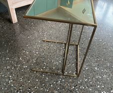 mirrored table