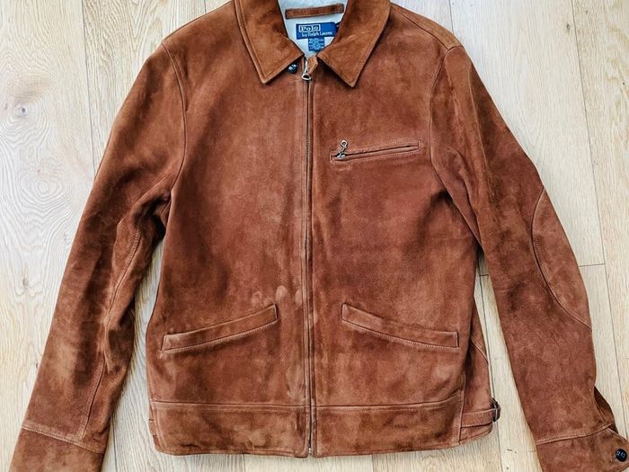 Ralph Lauren Newsboy Jacket 100% Leather