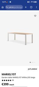Brand New Garden Table