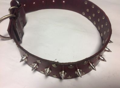 Handmade leather dog collar