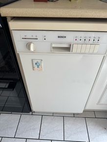 fridge and dishwasher