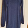 H&M Navy Long Sleeve Mini Dress - Size 8 Image 5