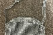 Silver glitter bag