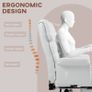 Ergonomic Office Chair Height-adjustable Reclining backrest footrest Image 3