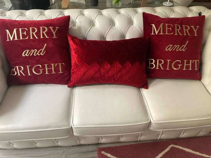 7 Decorative Christmas Cushions  Set of 7