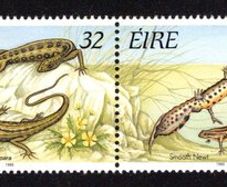 1995 Ireland Fauna & Flora: Reptiles and Amphibians Se-tenant Stamps Fine Used