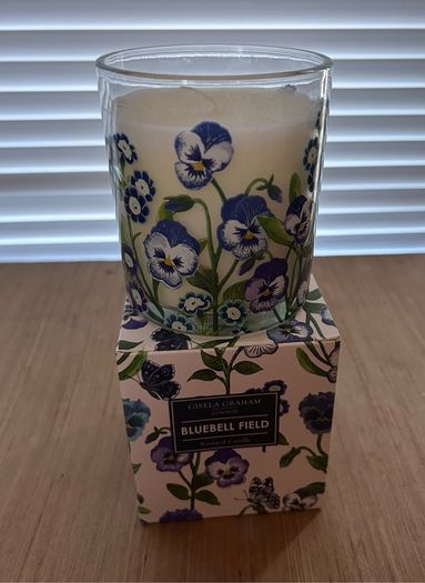 Gisela Graham Scented Boxed Candle - Bluebell Field