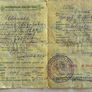 Soviet Union Birth Certificate Image 2