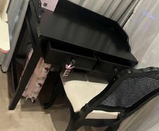 Vintage look Heavy Wooden Desk & Matching Chair