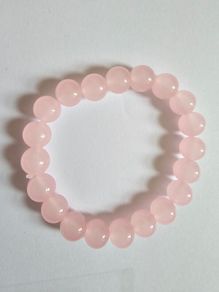 Brand New Pink Beaded Stretch Bracelet