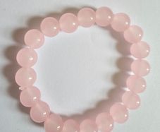 Brand New Pink Beaded Stretch Bracelet