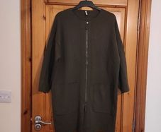 Annette Goertz designer ladies wool green coat
