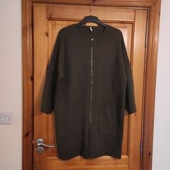 Annette Goertz designer ladies wool green coat