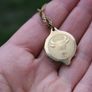 Gold Plated SOS Talisman Pendant - Zodiac Taurus chain and pendant Image 2