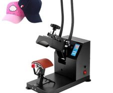 Hat Heat Press 5.5 x 3.5 inch Heat Press Machine 600W Professional Hat Heat Press Machine f