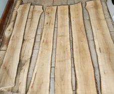 Ash Timber Planks Live-edge Kiln-dried