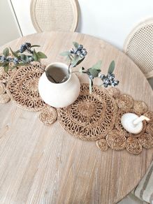 Table Runner Natural Jute