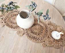 Table Runner Natural Jute