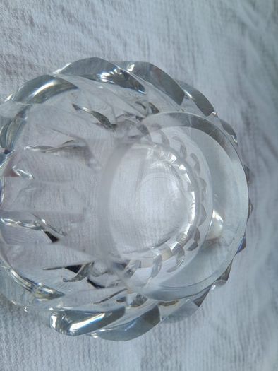 Antique Baccarat Glass ashtray French