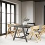 4 Oak dining chairs Image 3