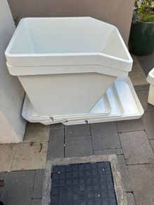 IKEA stackable recycling boxes