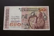1982 Central Bank of Ireland 50 Pounds B Series