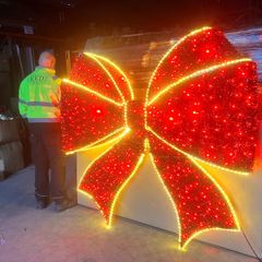 large christmas bow