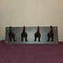 Cast Iron and Slate Dog Tail Coat Rack Image 2