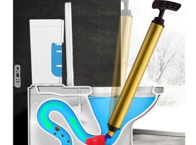 Toilet, Sink pipes Unblocked Plunger High Pressure